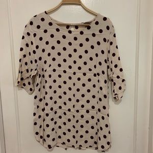 H&M polka dot blouse